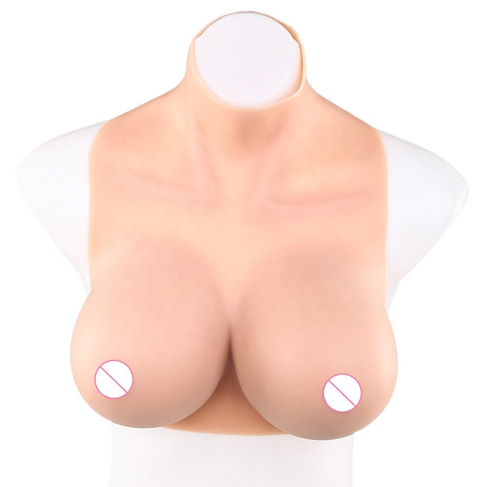 Novelty Products The Most Real Wearable Boobs, Realistic Silicone Wearable Breast Forms with Artificial Boobs