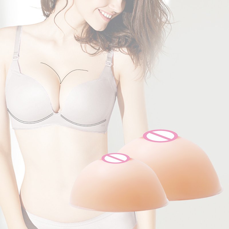 ONEFENG breast silicone false boobs 1000g rubber chest pads for shemale or crossdresser wholesale