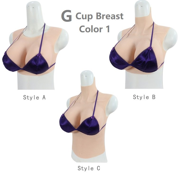 Silicone Breast G Cup Breast Form Realistic Big Boobs for Transgender Shemale Crossdresser Drag Queen