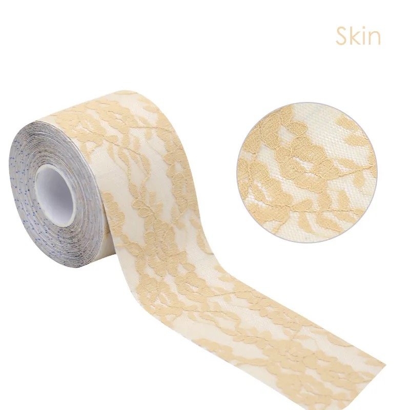 2023 New Fashion Breast Lift Tape Boob Tape Lace Lifting Breast Tape with Nipple Covers Lace Seamless Bra 40 Adults Roll BRAS