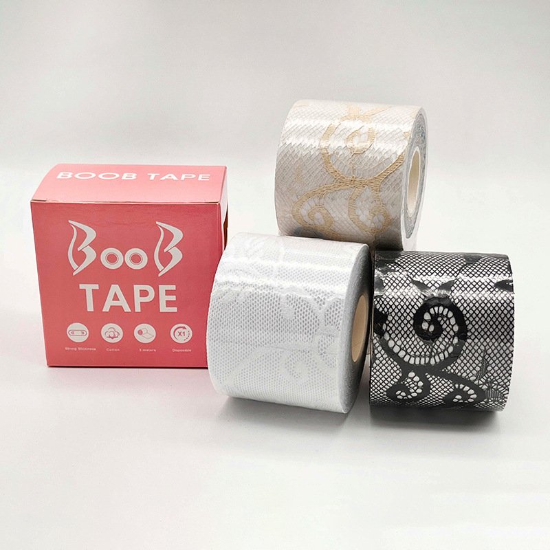 2023 New Fashion Breast Lift Tape Boob Tape Lace Lifting Breast Tape with Nipple Covers Lace Seamless Bra 40 Adults Roll BRAS