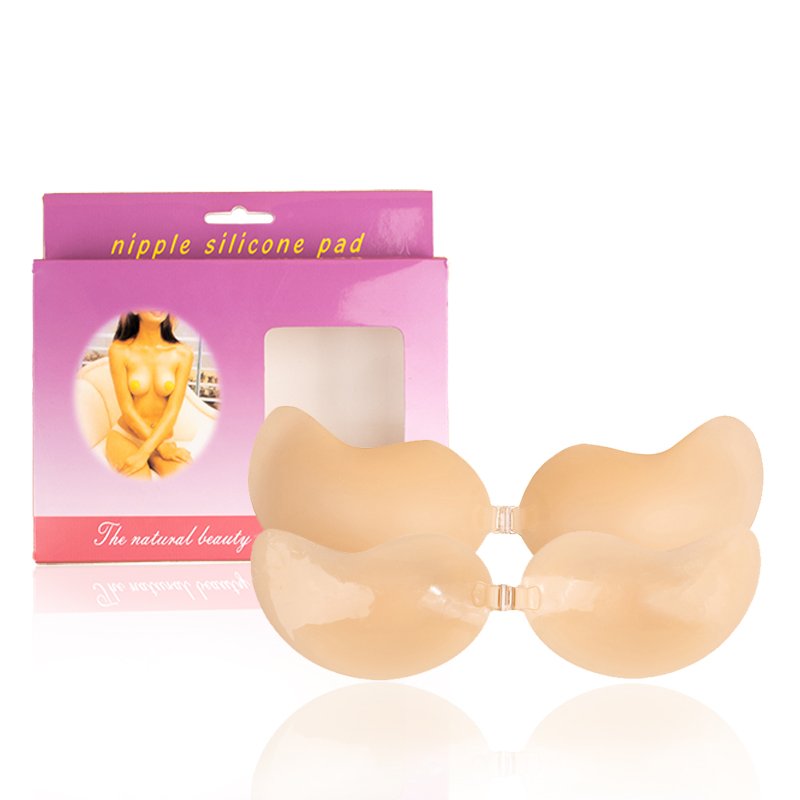 Front Closure Seamless Comfortable Sexy Silicone Breasts Forms Bras Brassiere Nylon Cotton Plus Size Breathable