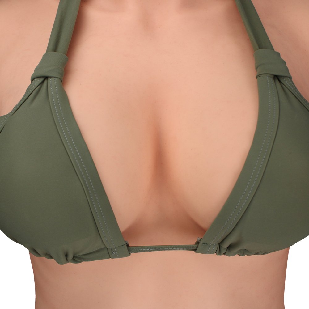 No oil Silicone D/E Cup Breast Forms Body Suit For Crossdresser Men to Women Silicone Full Bodysuit for cosplay