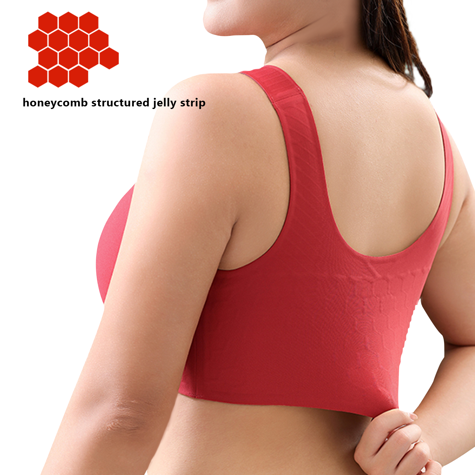 Pengsheng Women Wireless Full Cup Plus Size Bras For Big Women Ice Silk Bra For Women Full Coverage 5XL Tank Top