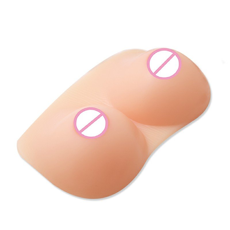 Breast Silicone Breast Forms Artificial Boobs Beautiful and Sexy 100% Silicone Shemale, Crossdresser 1000g/pair Beige/skin