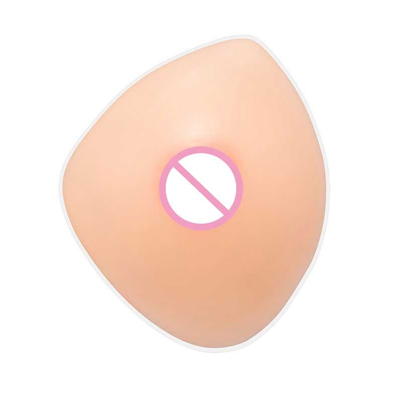 Shenzhen Factory Mastectomy Breast Triangle Shape Artificial False Breast form silicone breast for Female