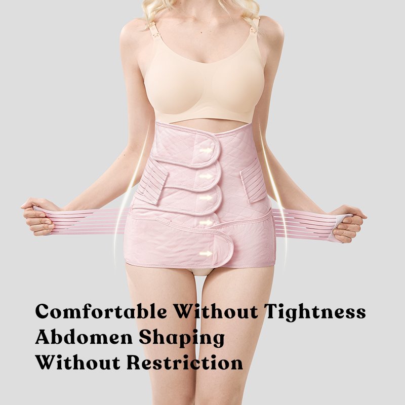 KUB Maternity Postpartum Shaper Double Belt Waist Trainer Post Partum Girdle Post Surgery Belly Bands Postpartum Belt