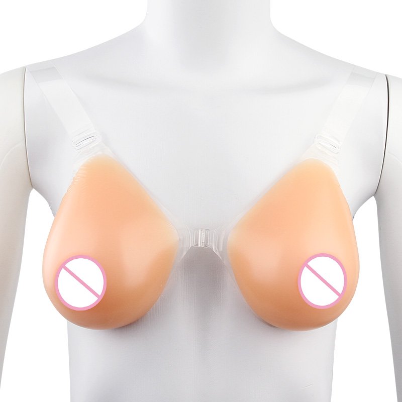 Tear drop real silicone breast forms comfortable false boobs for crossdresser transgender 600g/pair