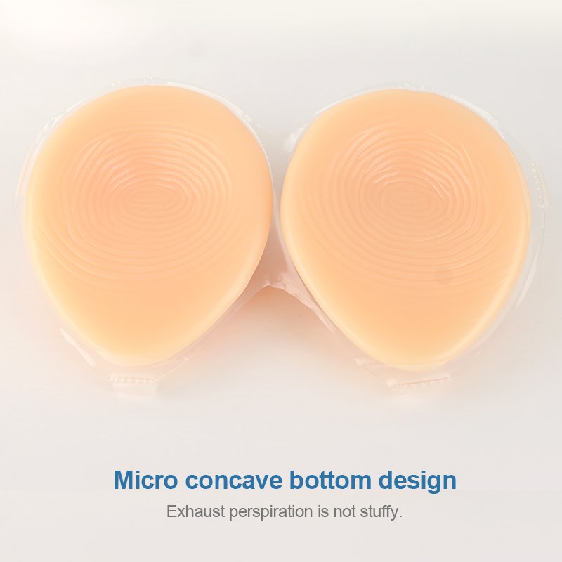 LTD Waterdrop Shape Soft Natural Artificial Breast Forms False Silicone Boobs for Crossdresser Drag Queen 500-2000g