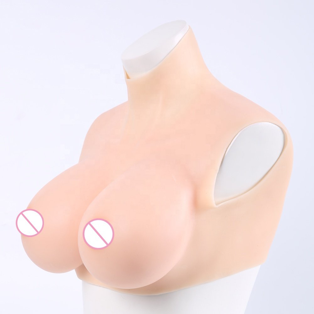 High Quality Silicon Breast Prosthesis Crossdresser Costume Shemale Silicone Fake Boobs Breast Form for Drag Queen