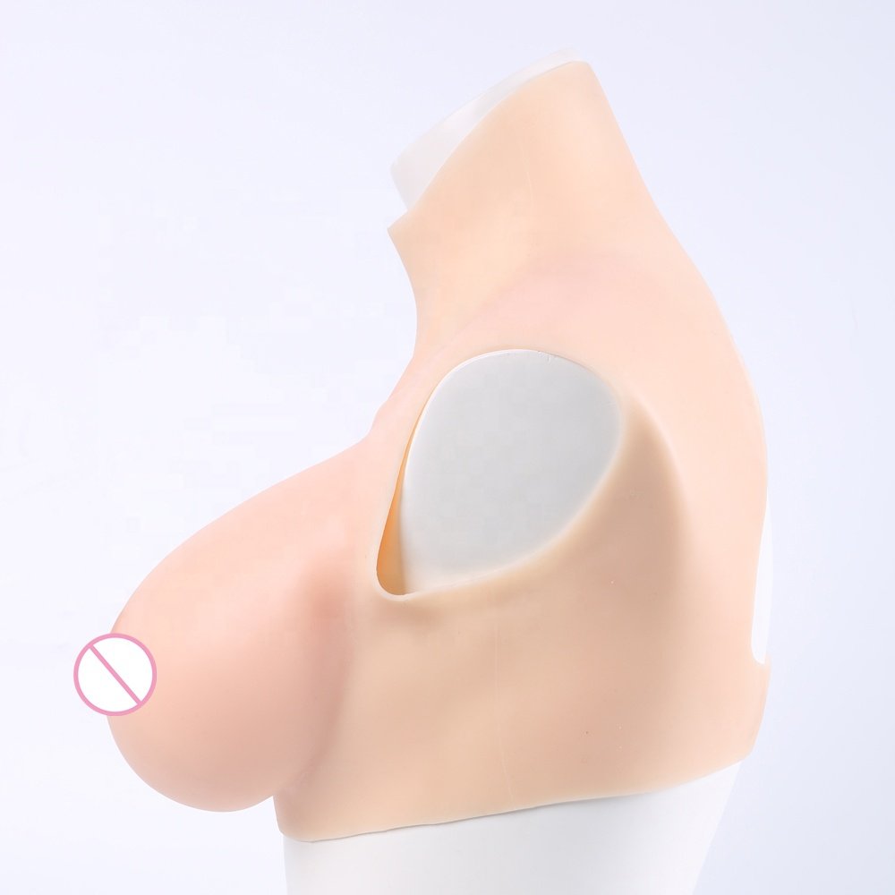 High Quality Silicon Breast Prosthesis Crossdresser Costume Shemale Silicone Fake Boobs Breast Form for Drag Queen