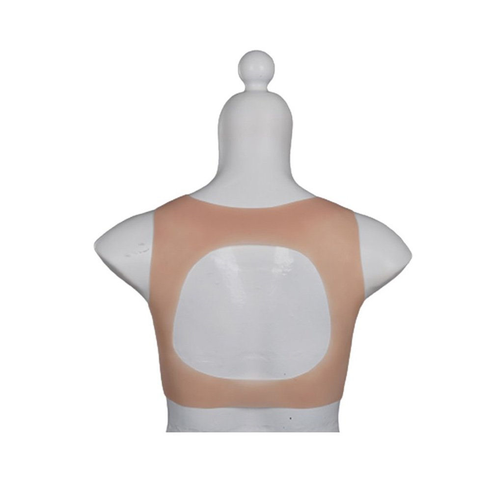 URCHOICE Backless Silicone Breast Forms Sexy Boobs Plump Tits For Sissy Ladyboy Transgender Cosplay Costume
