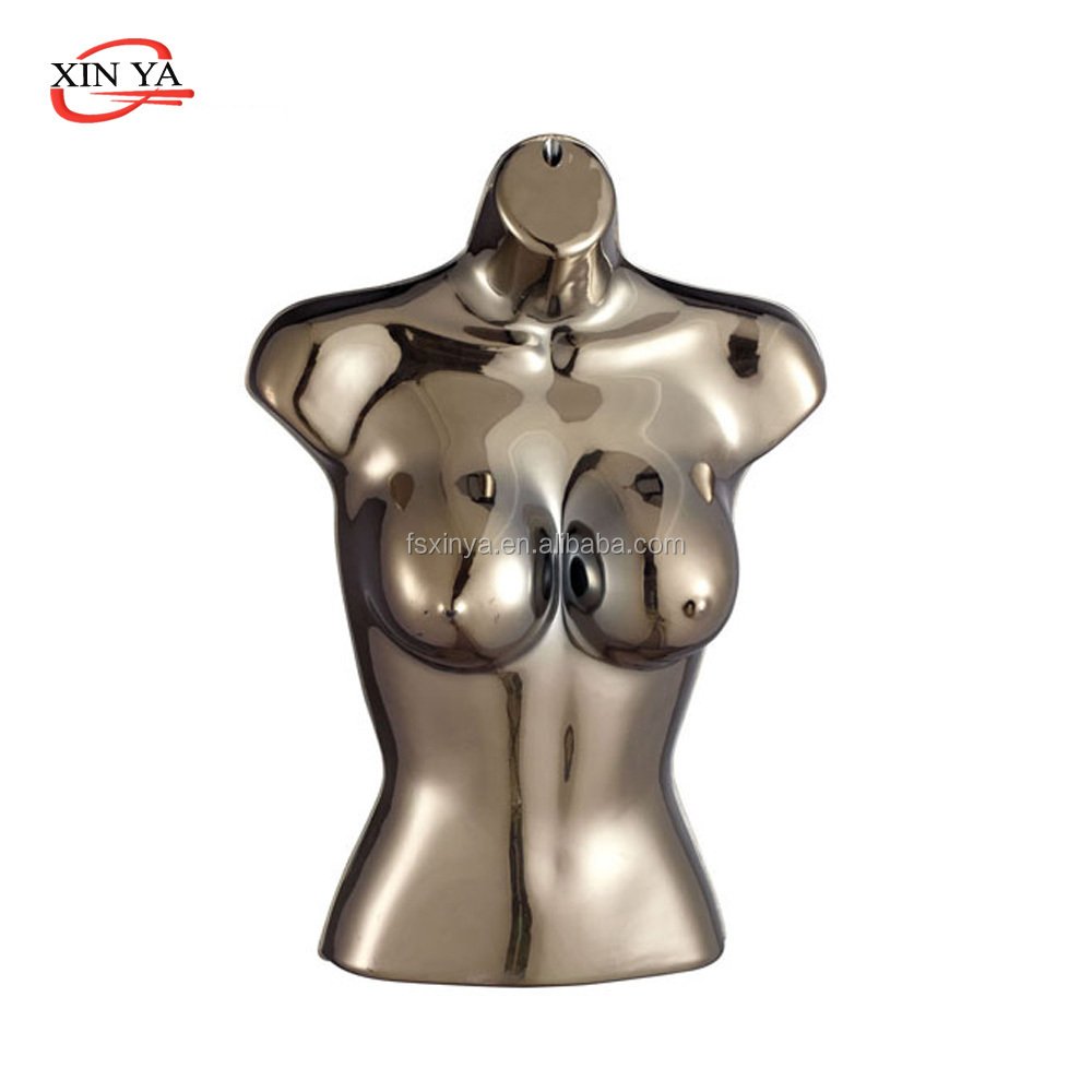 Sexy Big Breast Female Plastic Hanging Body Form/Mannequin/Dress Form(812-02-Skin/White/Black)