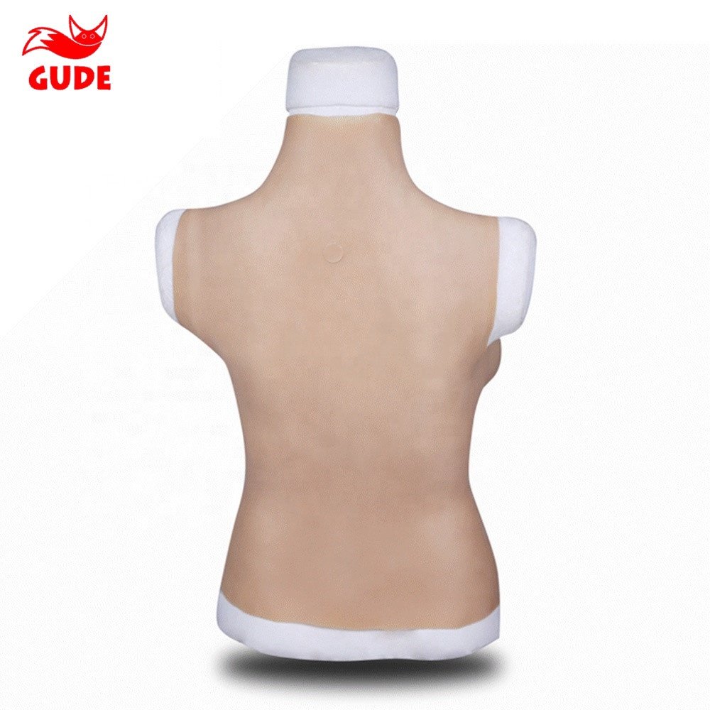 Solid C Cup Half Body Crossdresser Silicone Artificial Breast The Most Real Wearable Silicone Breast With C Cup Boobs