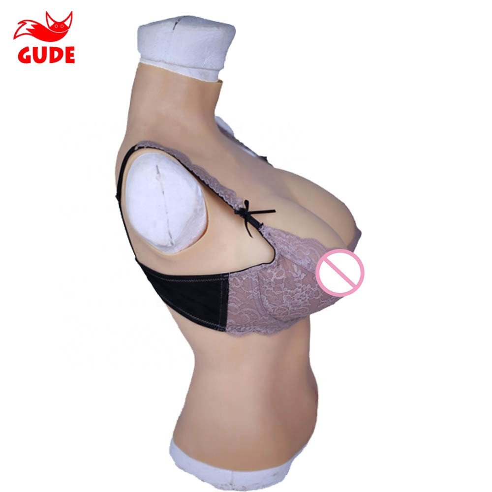Solid C Cup Half Body Crossdresser Silicone Artificial Breast The Most Real Wearable Silicone Breast With C Cup Boobs