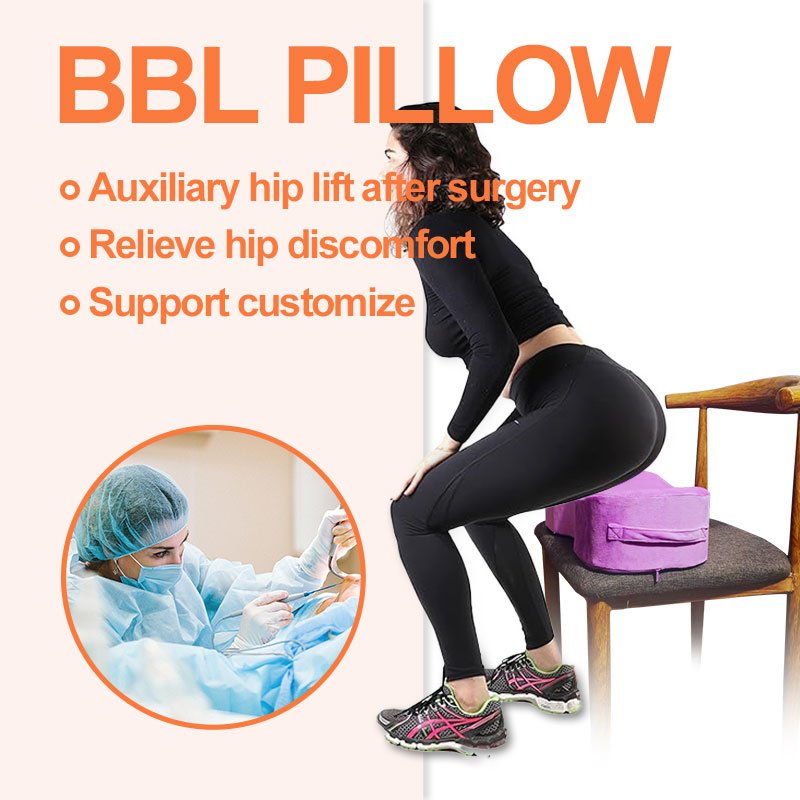 HOT! Free sample Embroider logo Brazilian Butt Lift BBL Pillow with Drawstring Bag add your logo