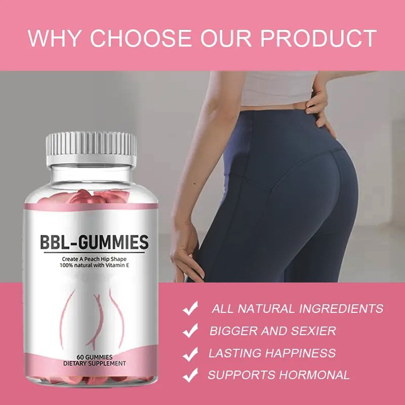 Private Label Dietary Supplement BBL Organic Breast and Butt Enhancement Gummies Lift Forming Enlargement bonbons gummies bbl
