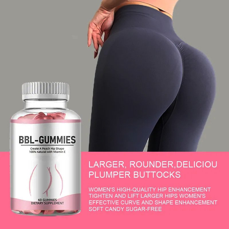 Private Label Dietary Supplement BBL Organic Breast and Butt Enhancement Gummies Lift Forming Enlargement bonbons gummies bbl