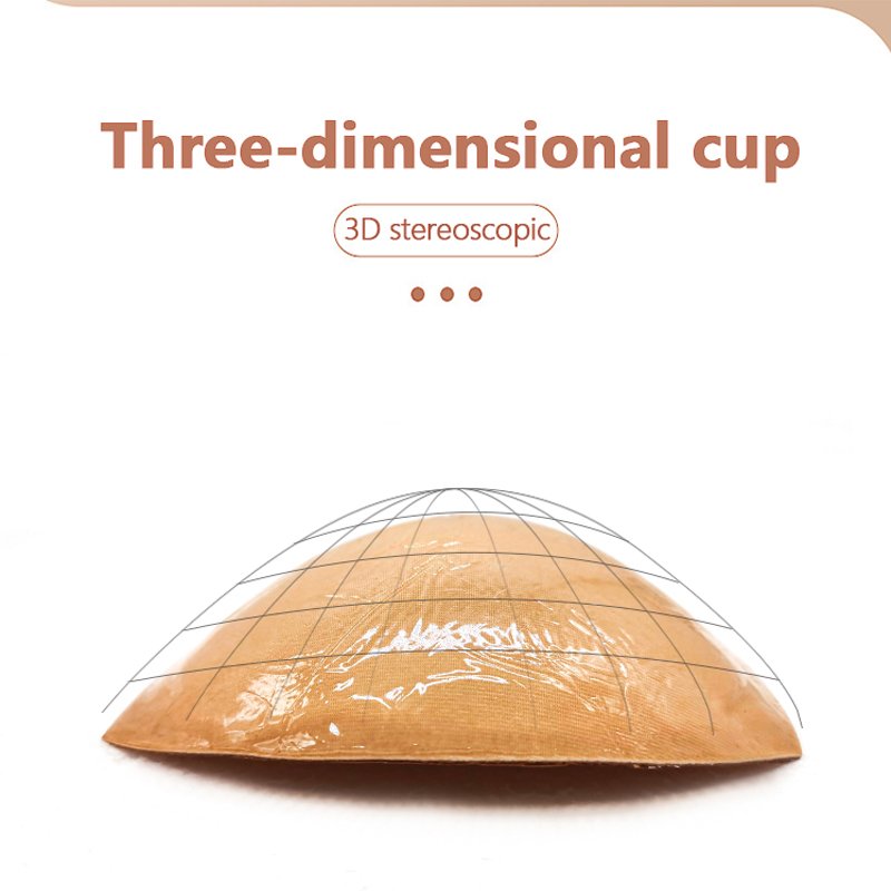 Strapless Lift up Insert Padded Backless Adhesive Push up Breast Form Pads Double Sided Sticky Bra