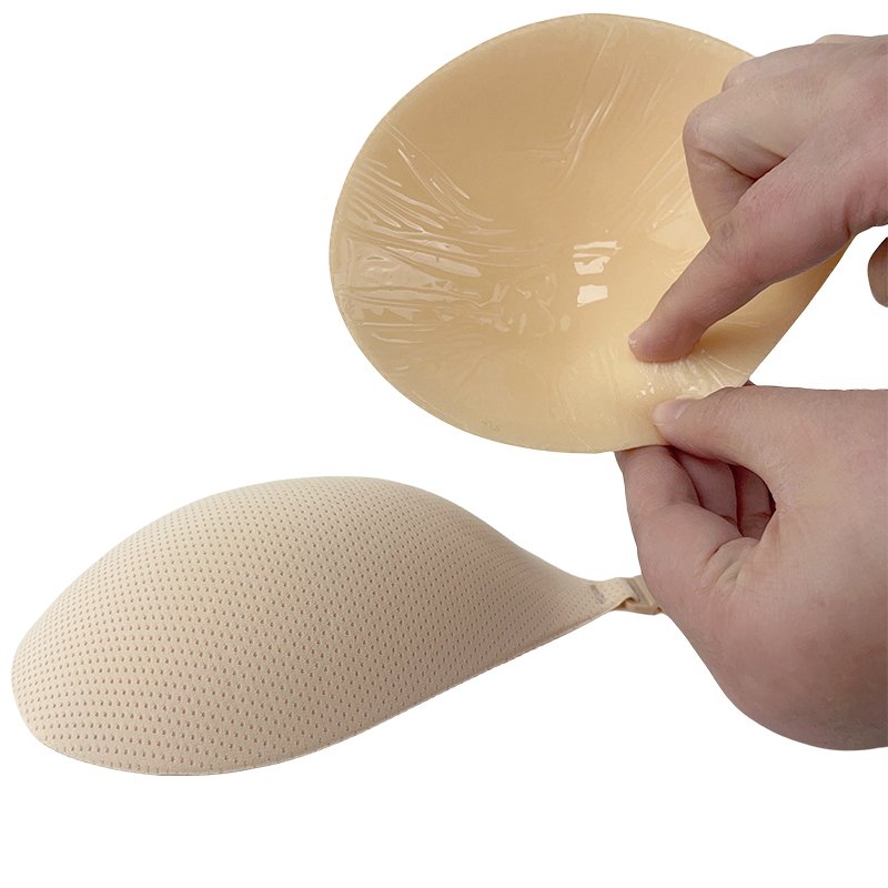 Women Seamless Gather Bra Wireless Sticking Self-adhesive Strapless Front Closure Gel Invisible Silicone Chest Sticker