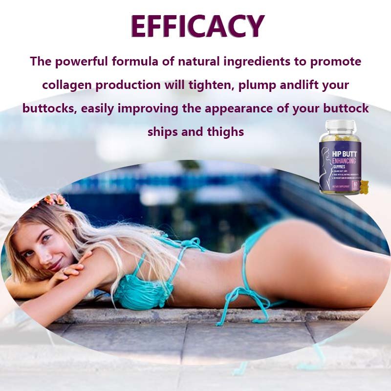 Wholesale Bearvana Breasts Maca Collagen Skin Very Effective Bbl Hips Apple Gummies for Buttocks