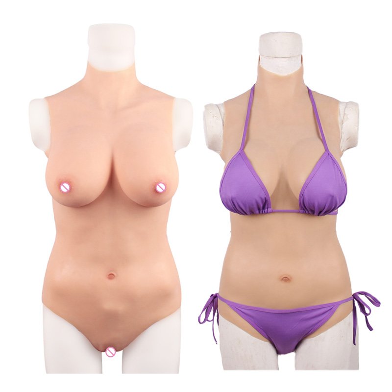 Eta Hip Butt Lifting Transgender Ass lingerie Fake Boobs False Pussy Vagina crossdresser sissy Briefs silicone body suit