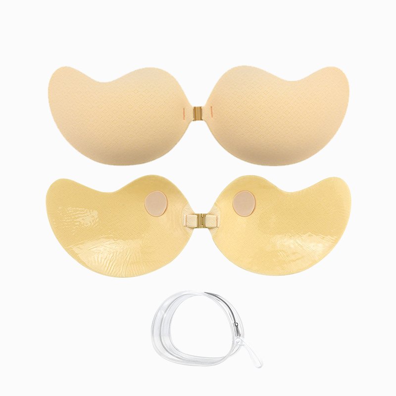 INVISFEEL invisible traceless bra set brief sets breast pads bra inserts adhesive bra E size women's brief sets