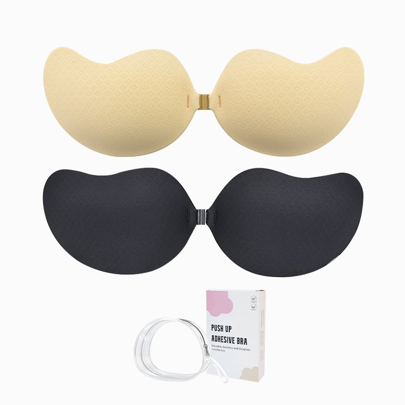 INVISFEEL invisible traceless bra set brief sets breast pads bra inserts adhesive bra E size women's brief sets