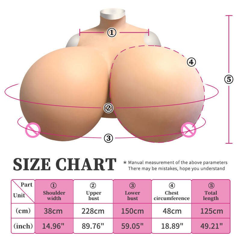 DIY ZZZ Filling Breast Forms Inflatable False silicone Artificial Boobs Sexy Dolls for Cosplayer Transgender Gay LGBTQ+