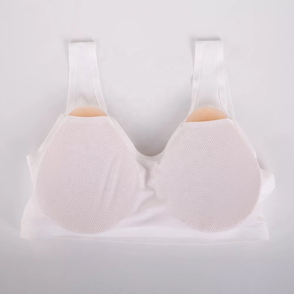 Realistic Shemale Fake boobs false breast forms crossdresser boobs silicone adhesive breast tits For drag queen Crossdresser