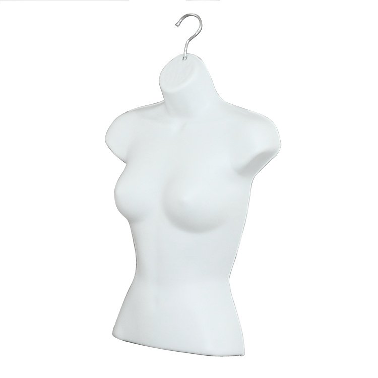 Cheap shop plastic used hanging curvy female underwear half body dress form lingerie mannequin torso female body femme bust