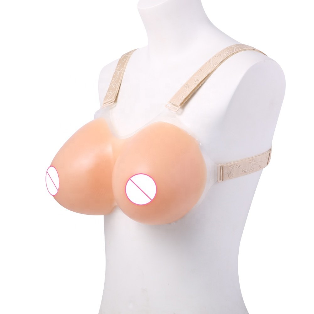 Wearable Drag Queen Breast Forms Silicone Fake Boobs for Crossdressers Transgenders Mastectomy