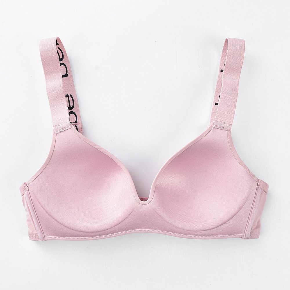 PengSheng OEM ODM Custom LOGO Smooth lightweight One Piece Wireless Soft Thin Padded Bra Bralette for Women
