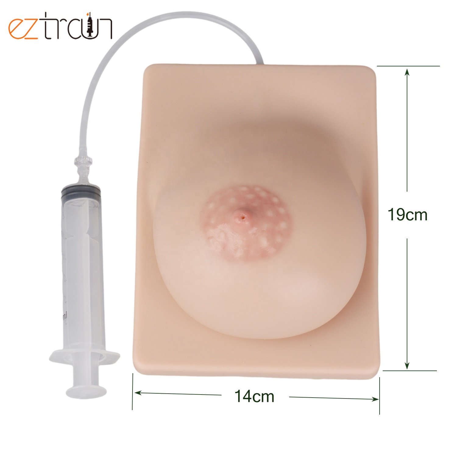 Realistic Forms Single Fake Breasts Teaching Breastfeeding Demonstration Model