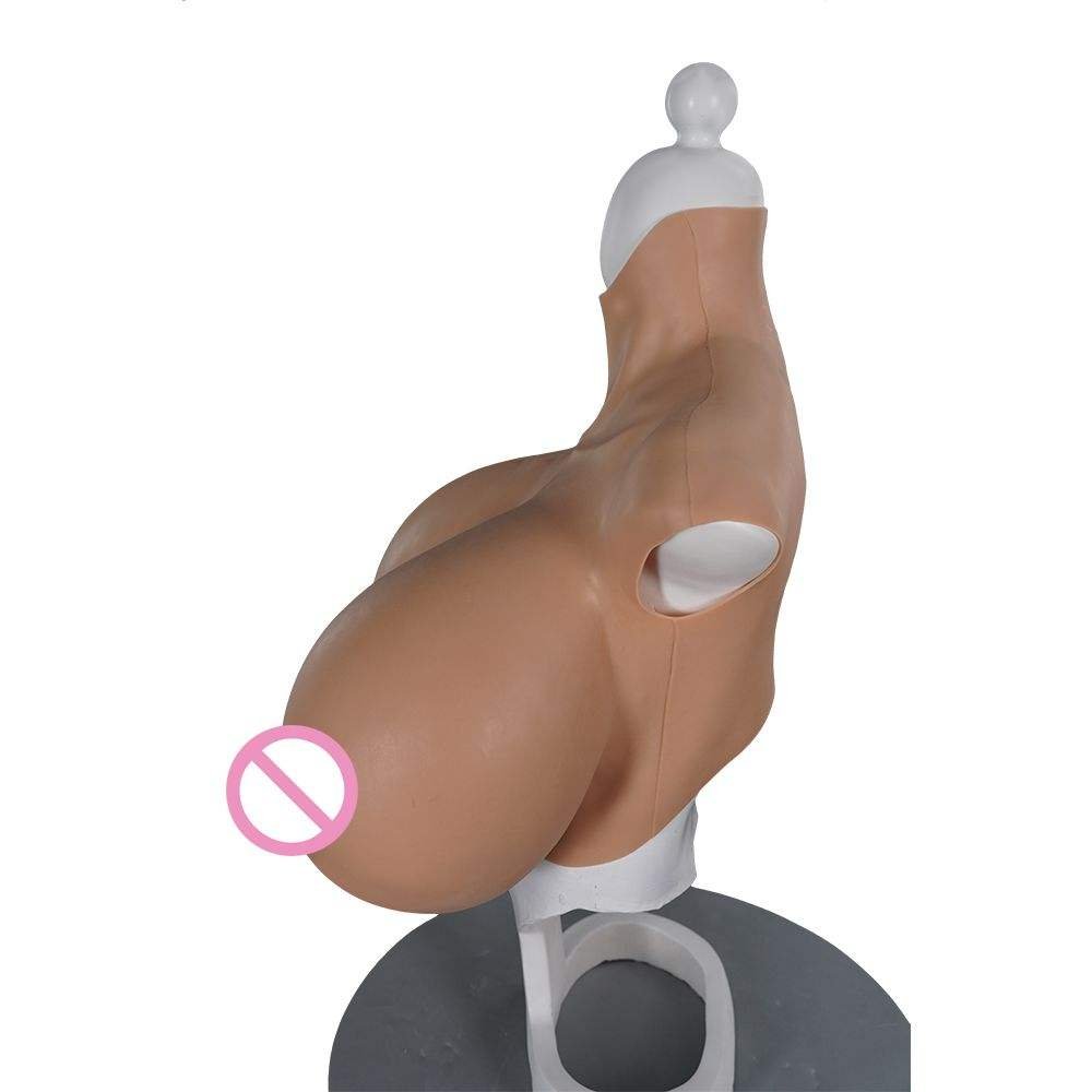 Realistic Silicone Boobs Forms with Clavicle Huge Sexy Figure Shapewear for Trans Cosplay Show CD Props