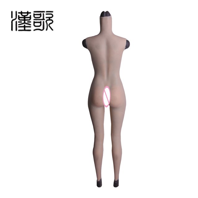 Solid Silicone Breast Forms Vagina Bodysuit For Crossdressers Transgenders