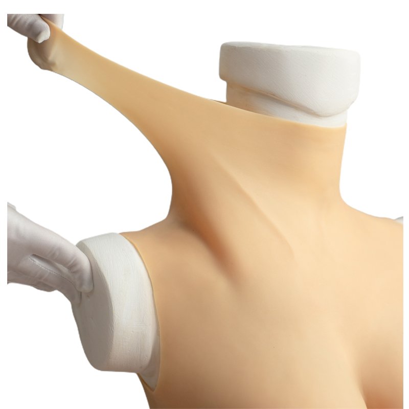 Silicone Boobs High Collar B C D E G Cup Boobs Fake Breast Form For Crossdresser Shemale Transgender Shemale