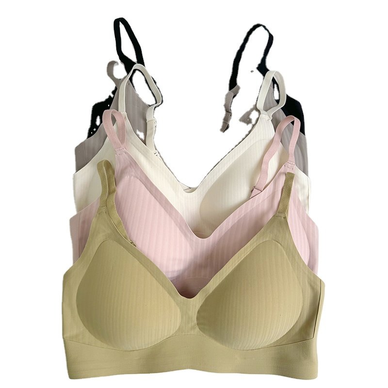 Wholesale Comfortable Vertical Jelly Ultra-thin Seamless Backless Push Up Bra