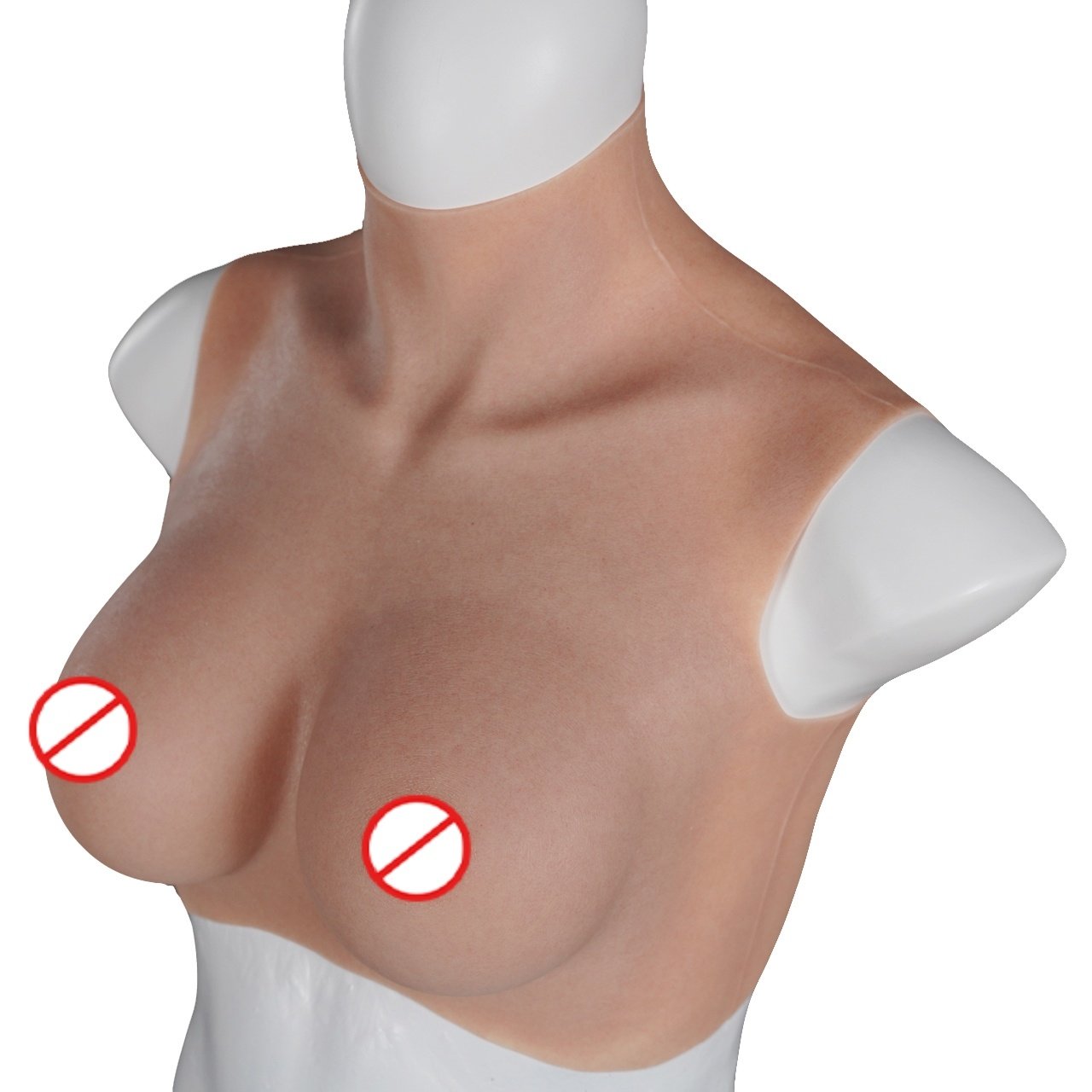 Transvestite Wearable Silicone Lifelike Crossdresser Fema Cilicon Boobs Artificial x Breast Form With Straps