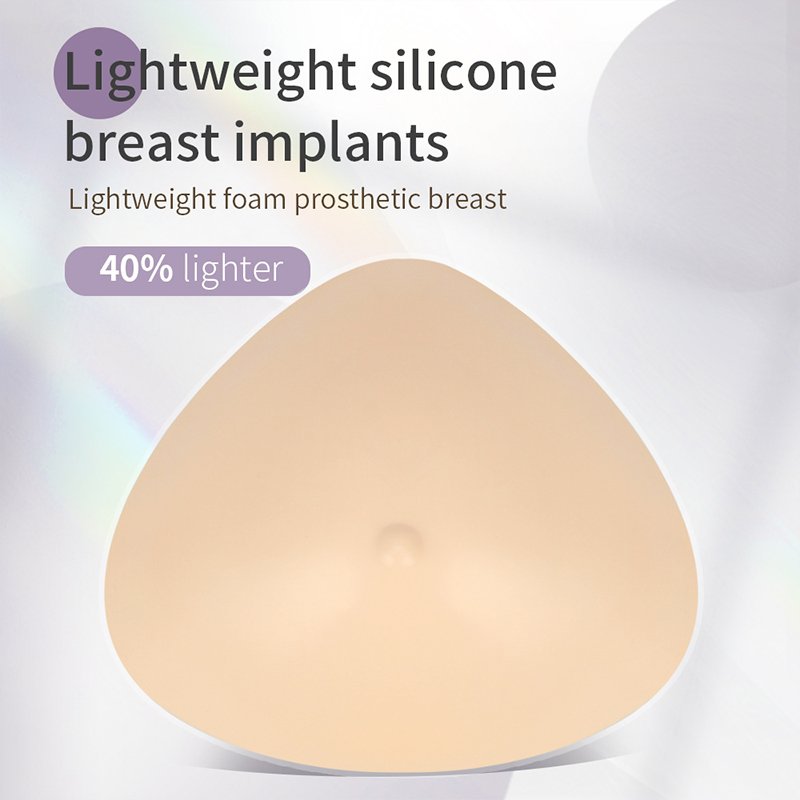 XXM Silicone Prosthesis Breast Form Triangle Shape QSB Breast Silicone Prosthesis For Mastectomy