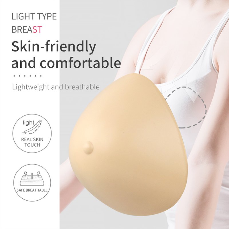 XXM Silicone Prosthesis Breast Form Triangle Shape QSB Breast Silicone Prosthesis For Mastectomy
