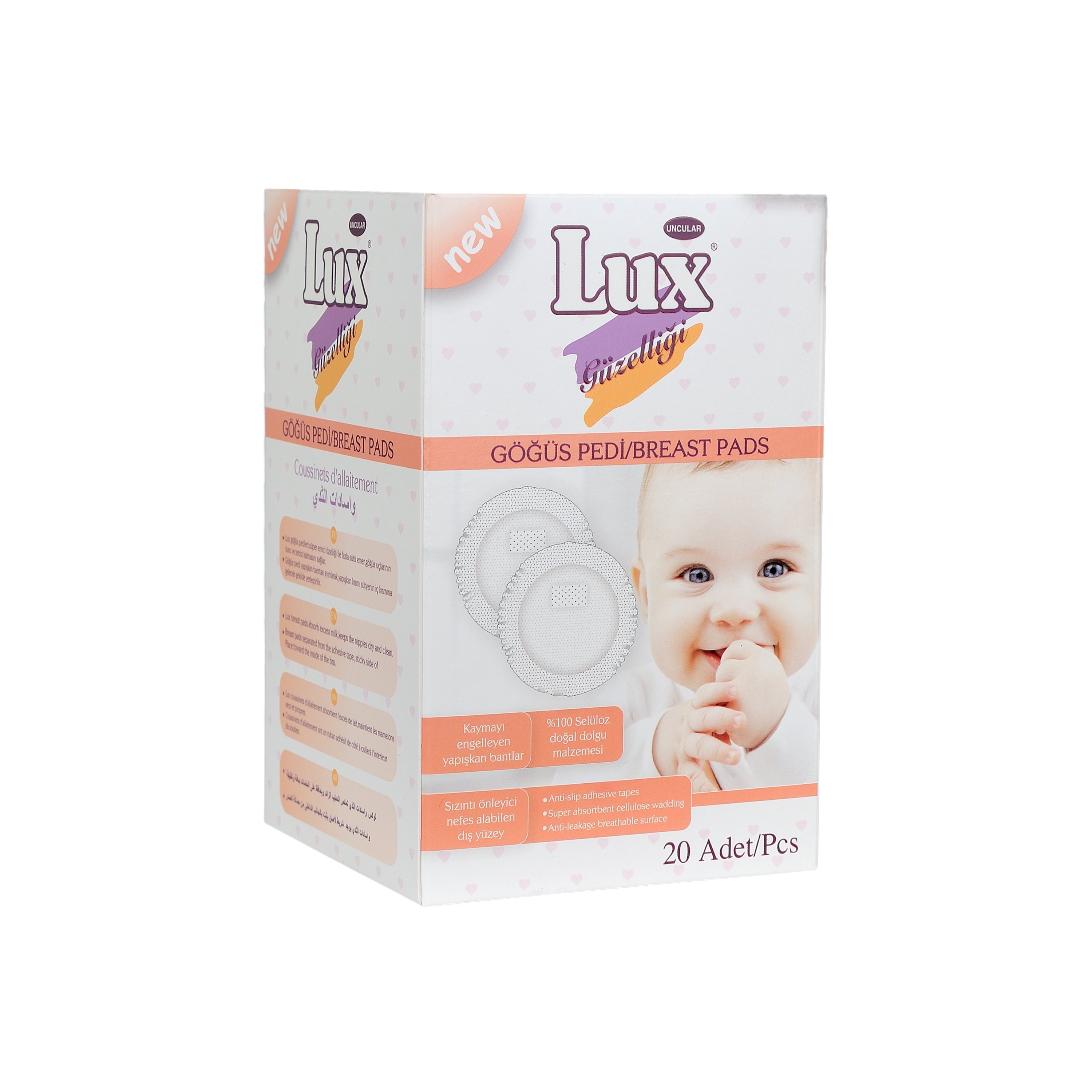 Breast Pads 20 pcs Super Absorbent Cellulose Wadding First Class Quality Breast Pads Best Seller