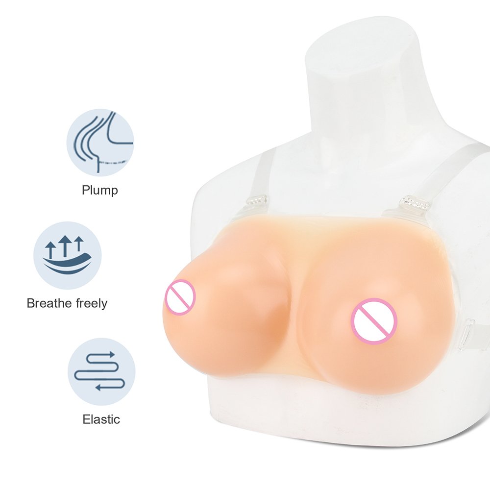 ONEFENG fake silicone breast forms for cosplay weight500g-2100g