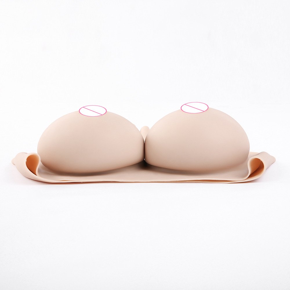 False Artificial Boobs Strap On Breast For Crossdresser Shemale C cup 1600g