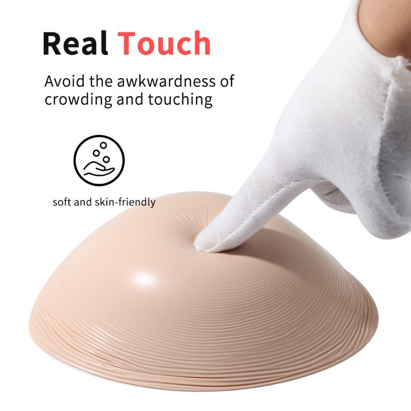 Silicone Breast Form Enhancer Mastectomy Prosthesis Triangle Bra Pad