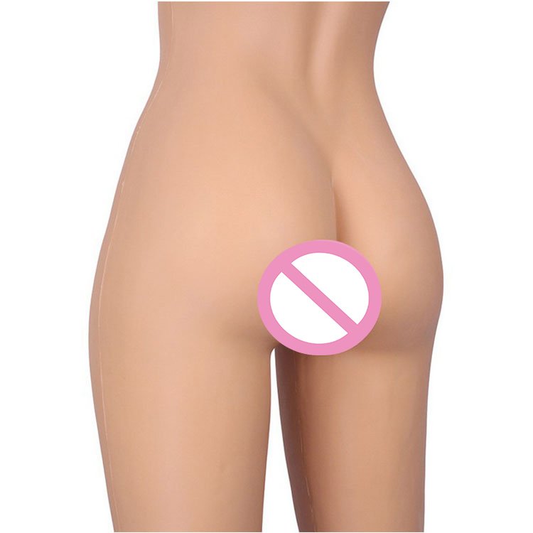 URCHOICE Male to female silicone breast form boobs artificial vagina fake breasts bodysuit with arms for crossdresser cosplay