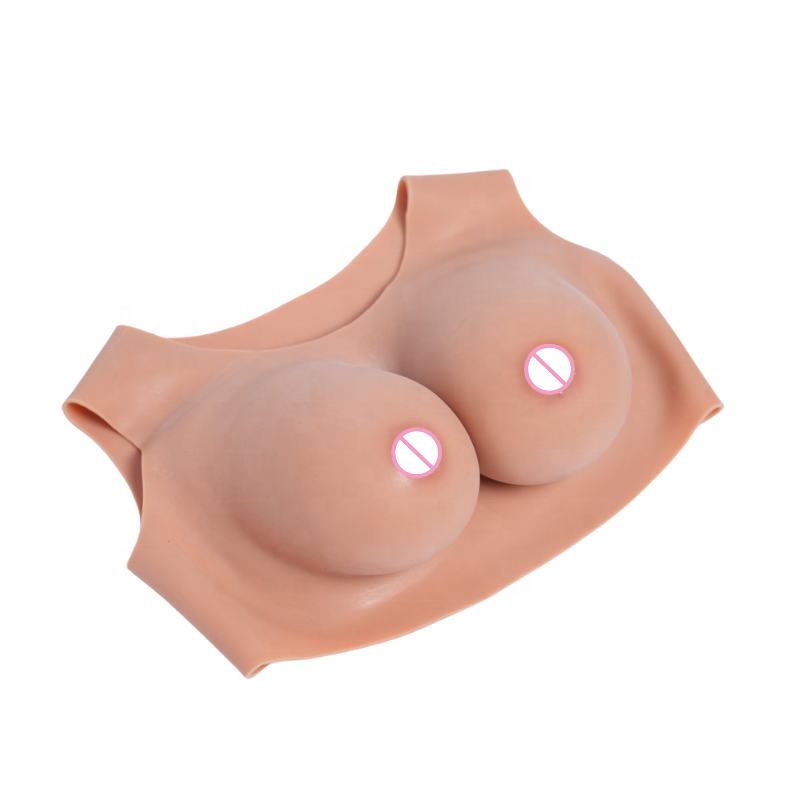 Trans Girl Underwear Silicone Suit Breast Bra Realistic Fake Boobs Forms Implants Vest for crossdresser transgender
