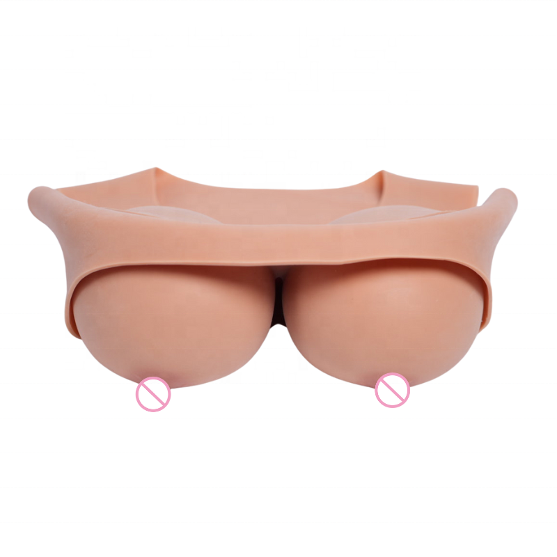 Trans Girl Underwear Silicone Suit Breast Bra Realistic Fake Boobs Forms Implants Vest for crossdresser transgender