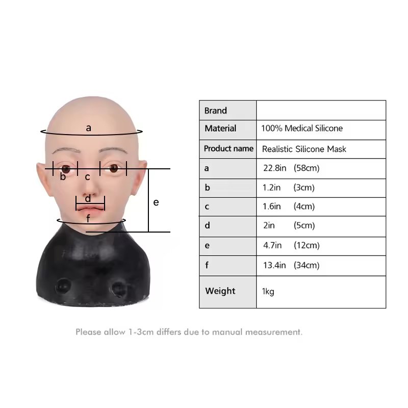 Silicone Head Cover Makeup Crossdresser Cosplay Silicone Beauty Mask Collection realistic silicone Male to Female Full Head Mask