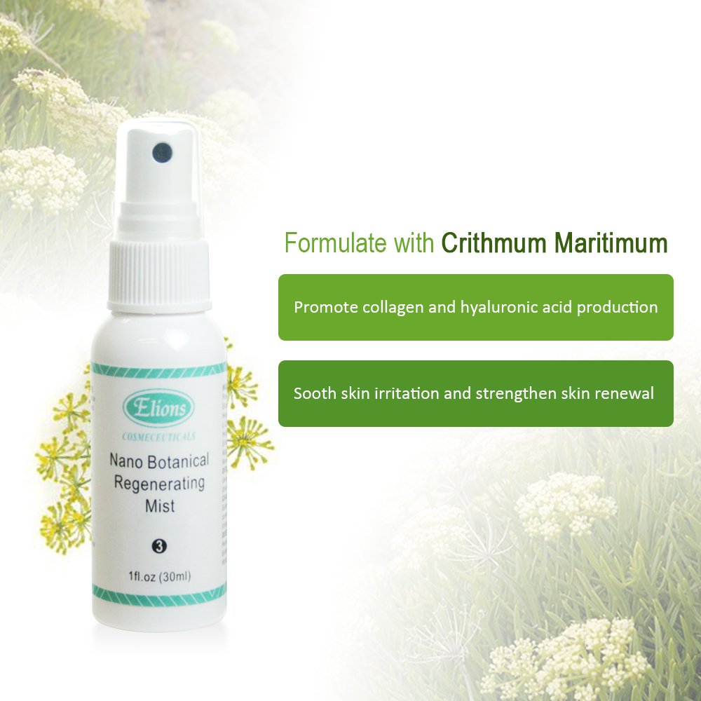 30ml Nano Botanical Anti-Aging Skin Recovery Toner Whitening Regenerating Mist for Body Post Treatment Liquid Form